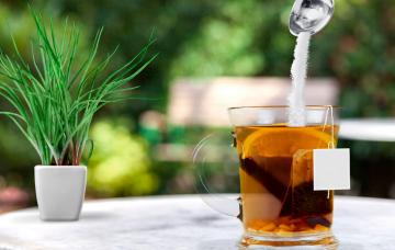 Eritritol, el edulcorante Té con el edulcorante, Eritritol