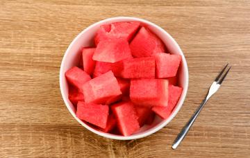 Dietas de un solo alimento Plato de Sandía