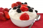 Formas de consumo de los frutos rojos Yogur con frutos rojos