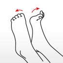 Flexiones de los dedos de los pies