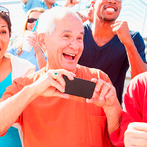 Acude a festivales de música