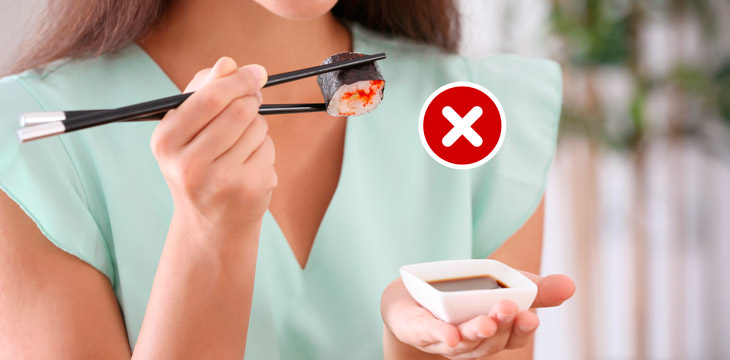 Los alimentos crudos, prohibidos