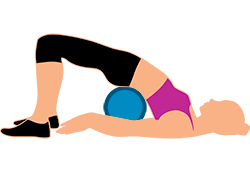 Foam rolling lumbar