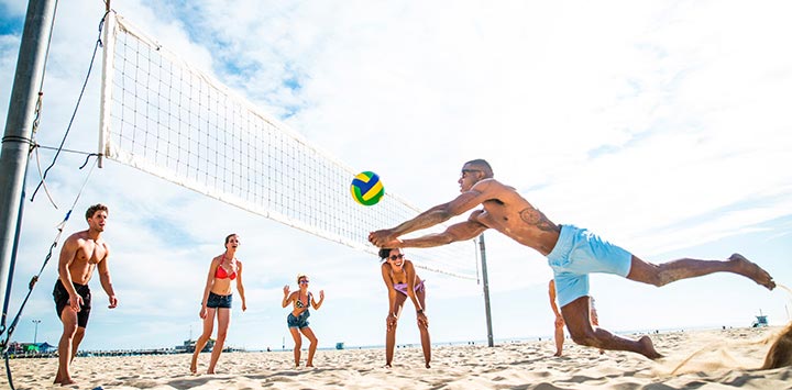 Fútbol, voley y balonmano playa