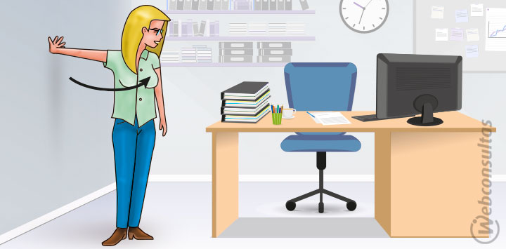 Estiramiento de pectoral