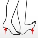 Flexiones de los pies