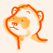 Ilustración de un hurón