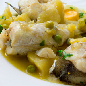 Merluza en salsa verde