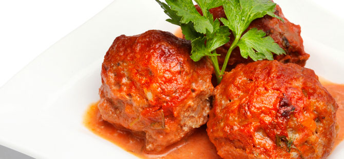 Albóndigas de ternera a la jardinera