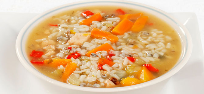 Arroz integral con verduras