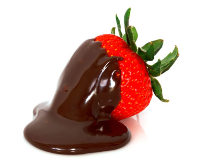 Chocolate con frutas