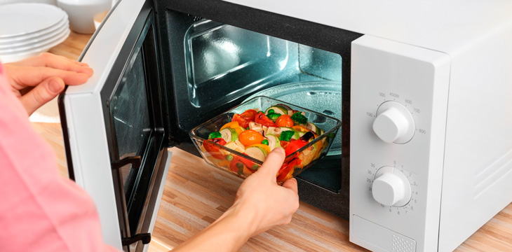 Cocinar con el microondas