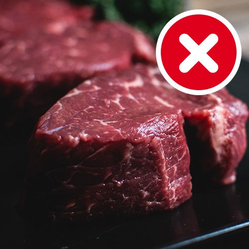 Dieta dash, carne roja