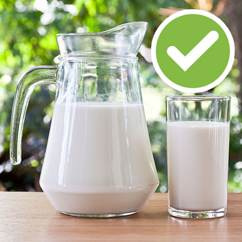 Dieta dash, lácteos