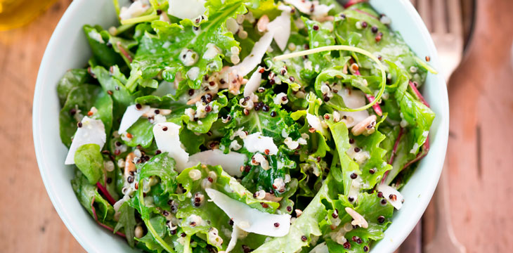 Ensalada de semillas con kañiwa