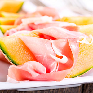 Melón con jamón