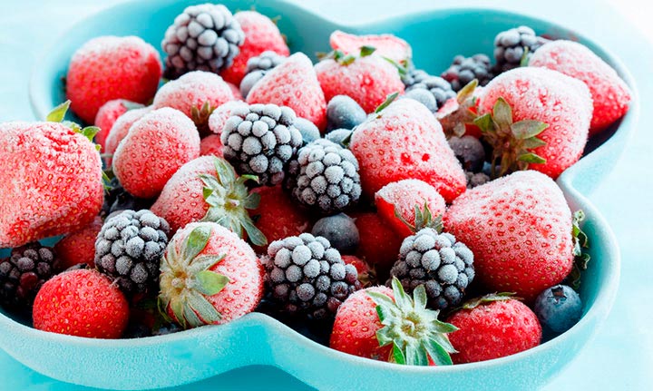 Frutas congeladas