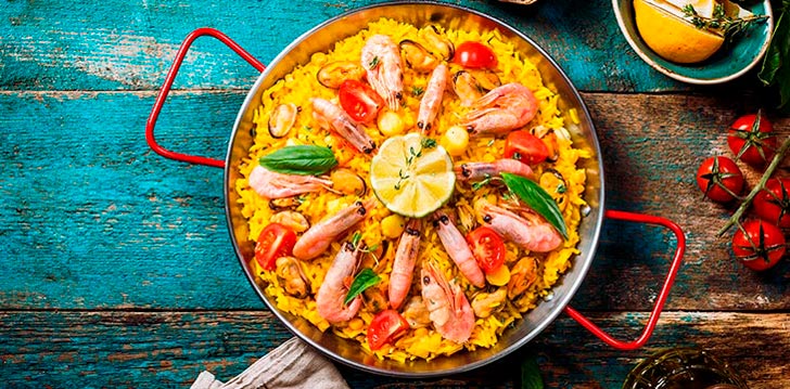 Paella marinera
