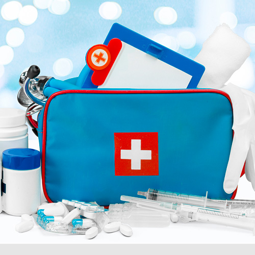 Un pequeño botiquín