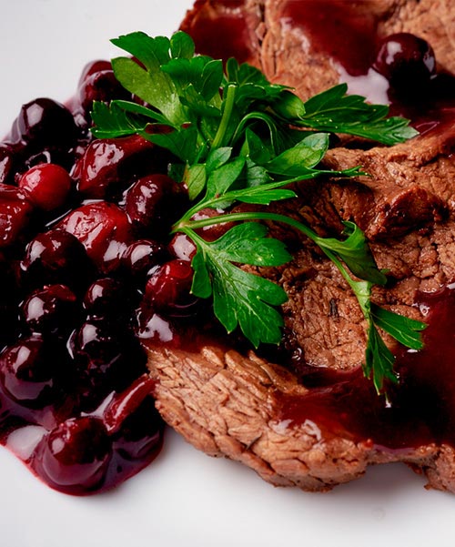 Salsa de frutos rojos