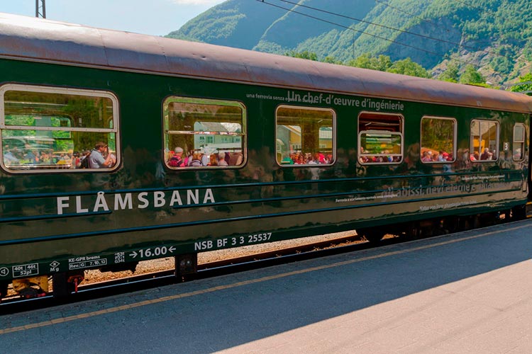 El Tren de Flam Noruega en tren