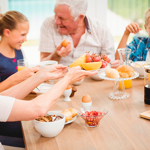 Comer en familia