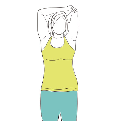 Estiramiento de triceps