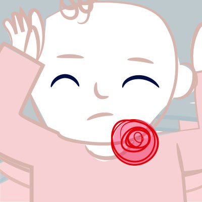 Tortícolis: container baby