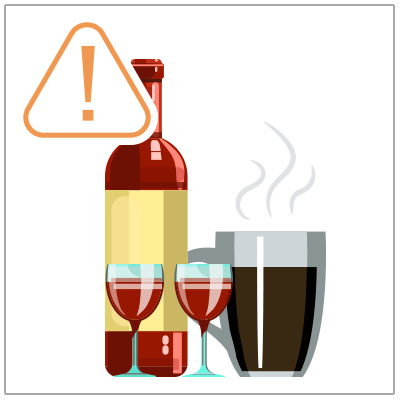 Café y alcohol