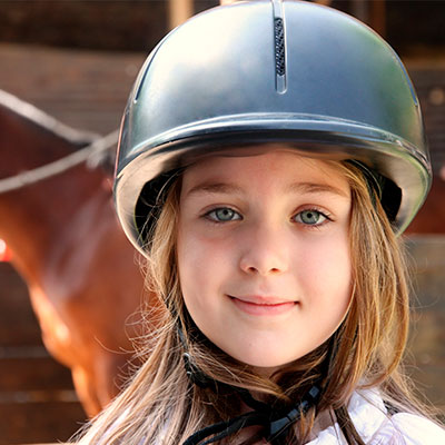 Casco para montar a caballo