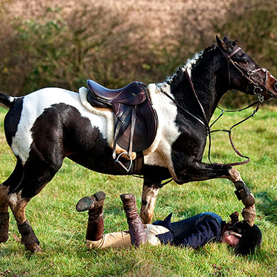 Caerse del caballo