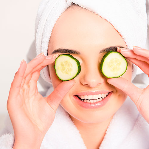 Ojeras Pepino para las ojeras