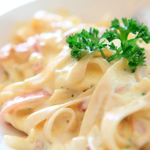 Salsa carbonara sin nata