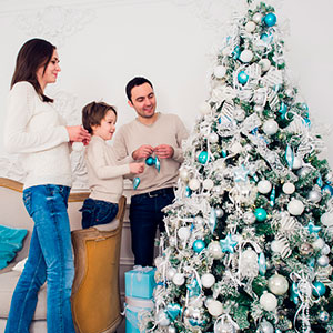 Decorar la casa con motivos navideños