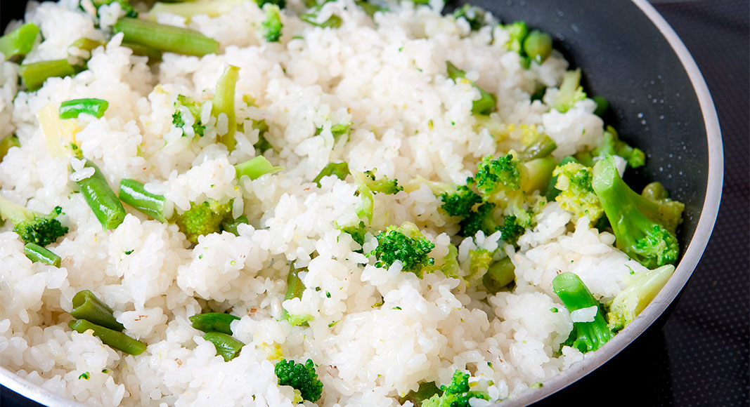 Brócoli con arroz