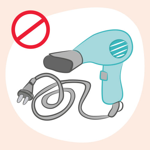 Consejos para evitar la descamación del cuero cabelludo: no usar secador