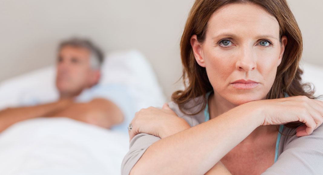 Mujer con problemas de anorgasmia