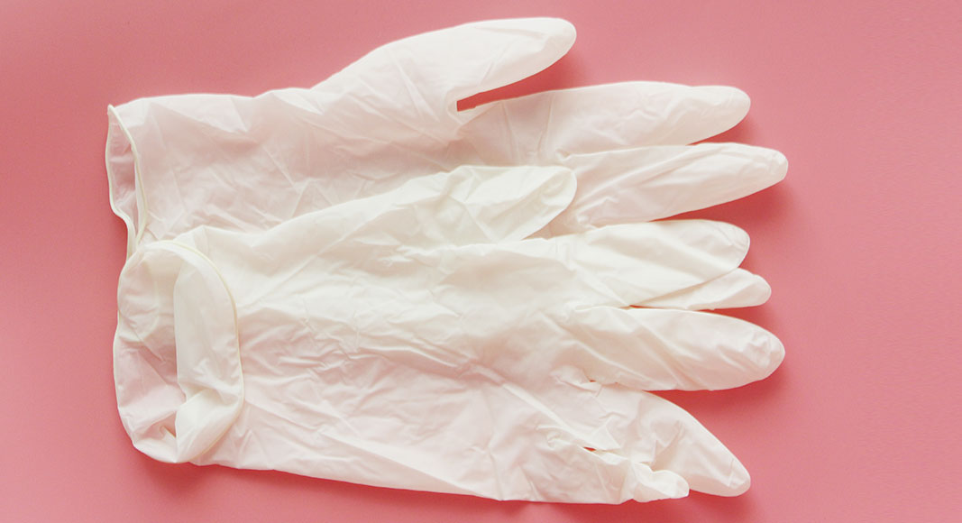 Guantes de látex