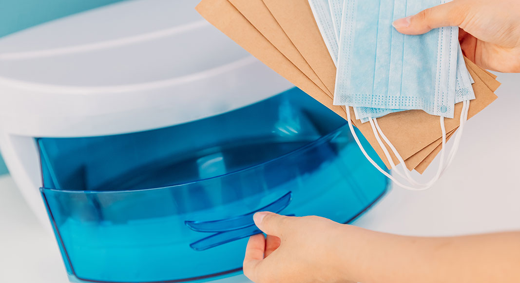 Métodos para desinfectar las mascarillas y poder reutilizarlas: radiación ultravioleta