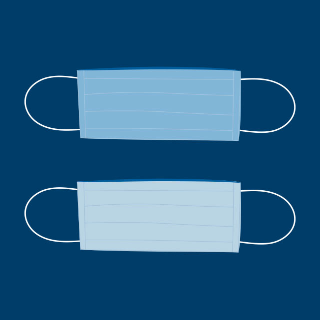 Pasos para colocarse la mascarilla en los niños: paso 2