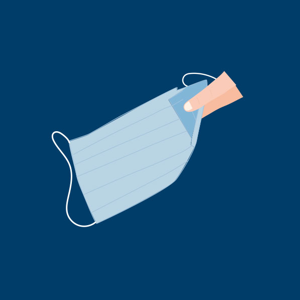 Cómo convertir una mascarilla de adulto en una de niño: paso 4