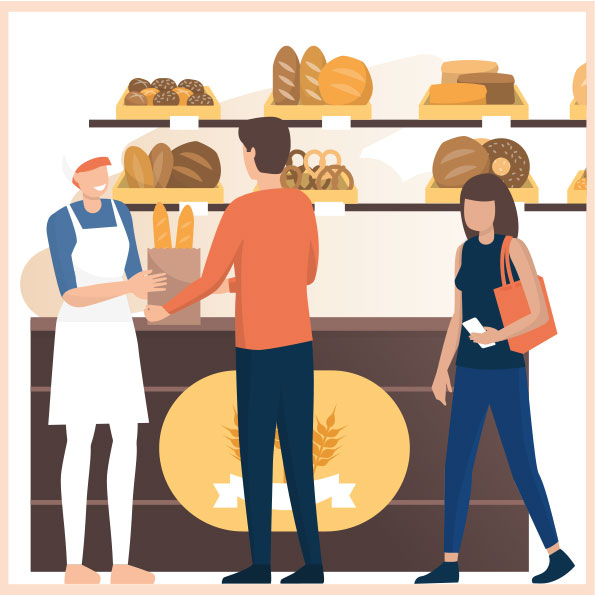 Cómo comprar el pan sin riesgos: respetar el aforo llimitado