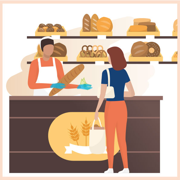 Cómo comprar el pan sin riesgos: lleva el dinero justo