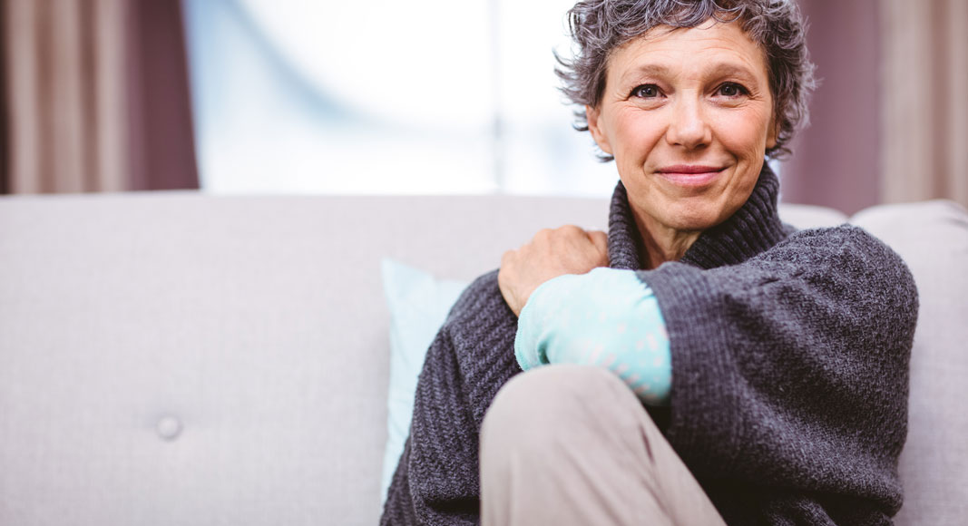 Mujer con fibromialgia