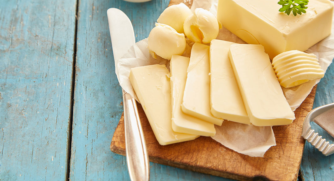Grasas saturadas: mantequilla