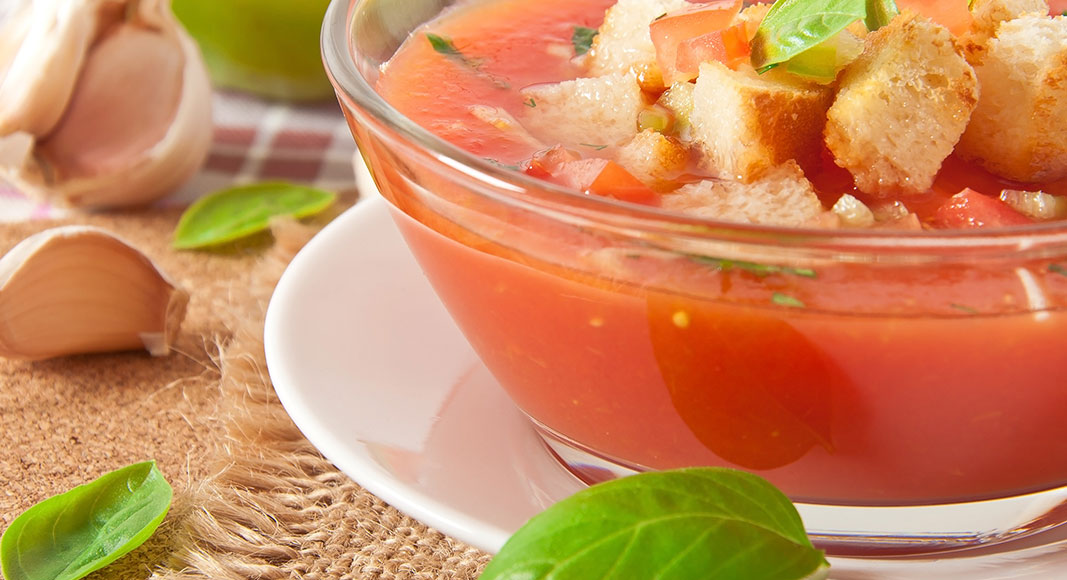Sopas frías: gazpacho