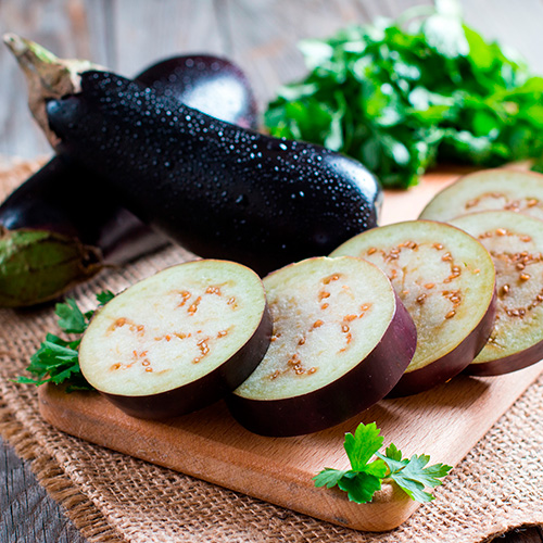 Alimentos no recomendados en la fibromialgia : berenjenas