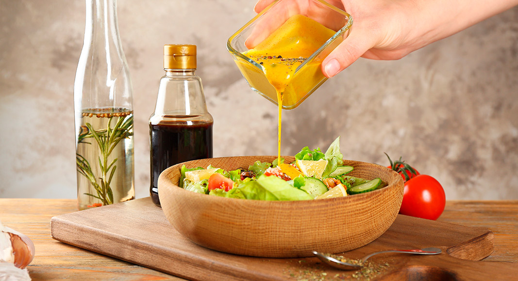 Ensalada con mostaza