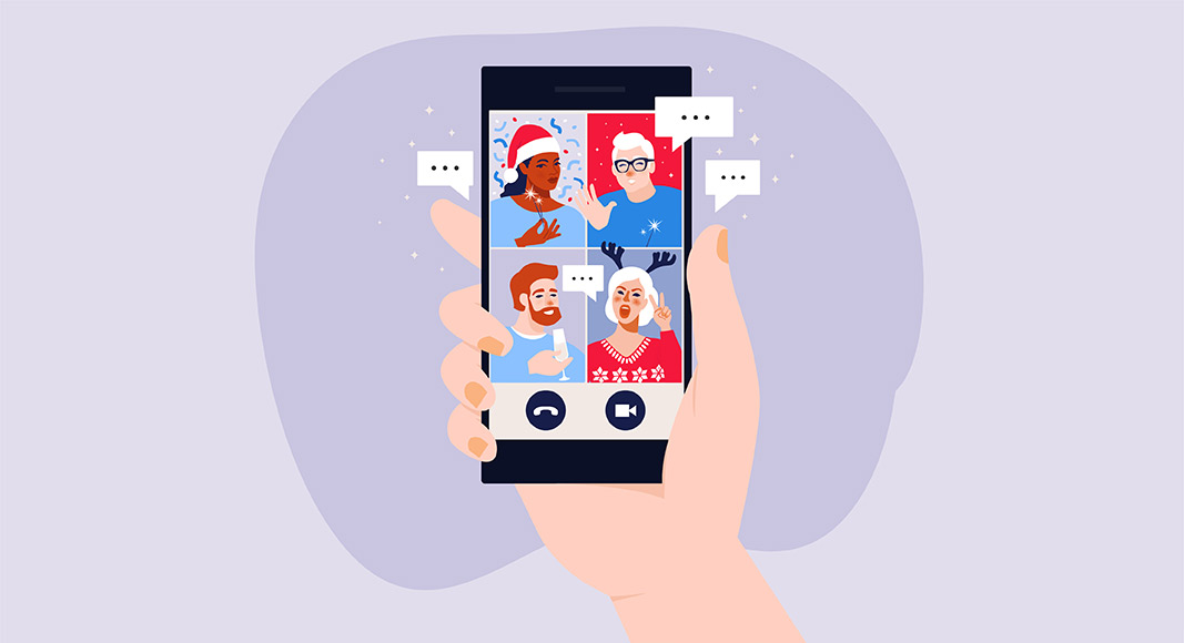 12 consejos para unas Navidades seguras: cenas de empresa online
