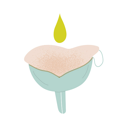 Cuela el aceite antes de guardarlo